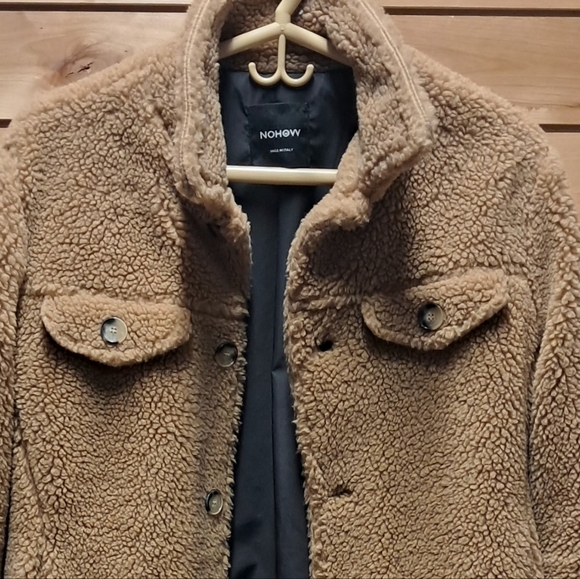 Sherpa Fleece NOHOW Jacket Size L - Picture 2 of 5